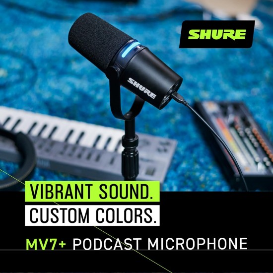 Shure MV7+ Podcast Dynamic Microphone